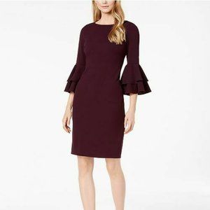 NWT $99.98 Calvin Klein Womens 18W Sheath Dress